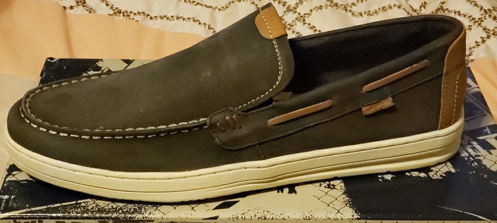 Men navy casual shoes size 10